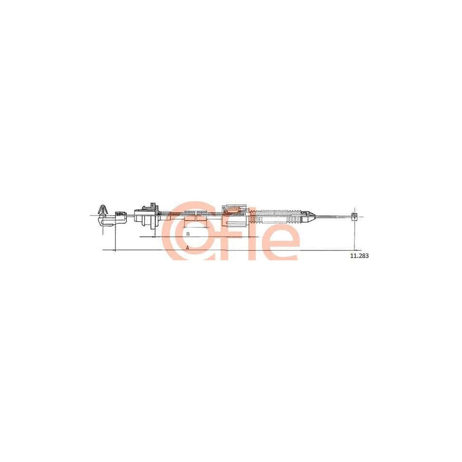 Cofle 92.11.0283 Throttle Cable for Renault Clio I Hatchback