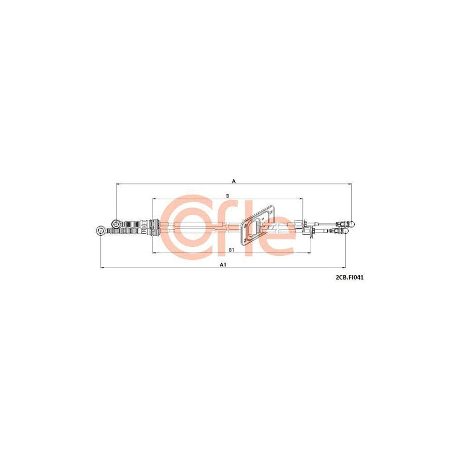 Cofle 2Cb.Fi041 Cable, Manual Transmission for Fiat Tipo
