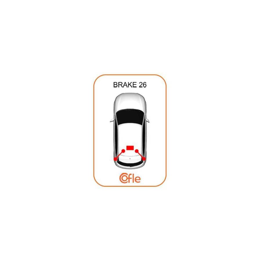 Cofle 10.4270 Hand Brake Cable