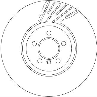 TRW MOTO DF6613S Brake Disc