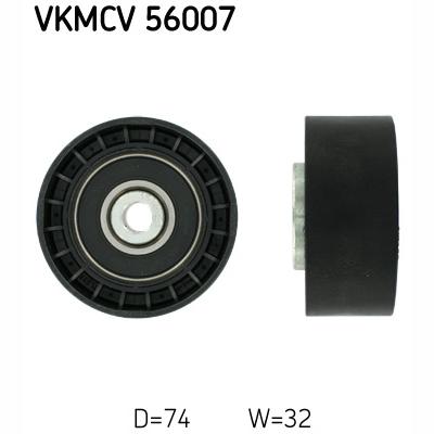 SKF VKMCV56007 V-Ribbed Belt Deflection/Guide Pulley