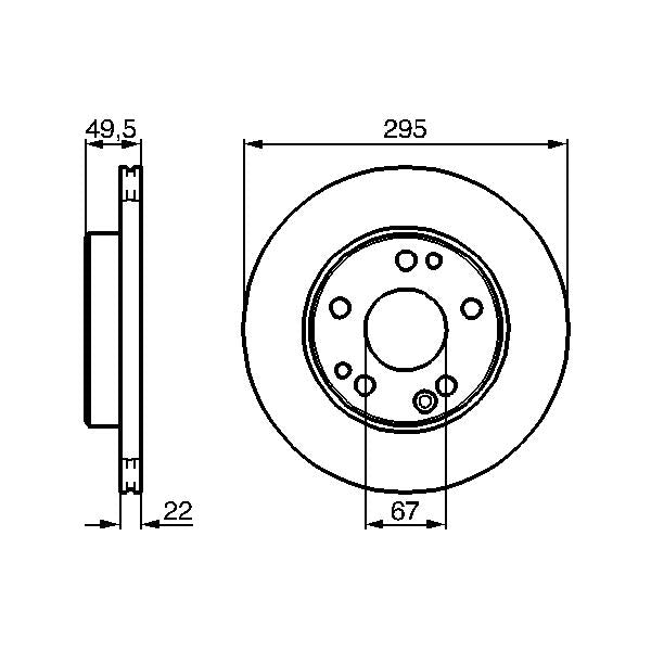 WABCO 9617230057 Parking Brake Valve