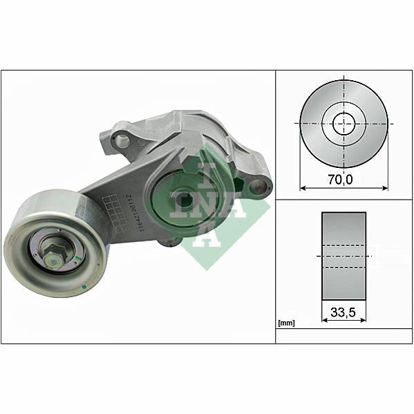 INA 534056610 V-Ribbed Belt Tensioner Lever