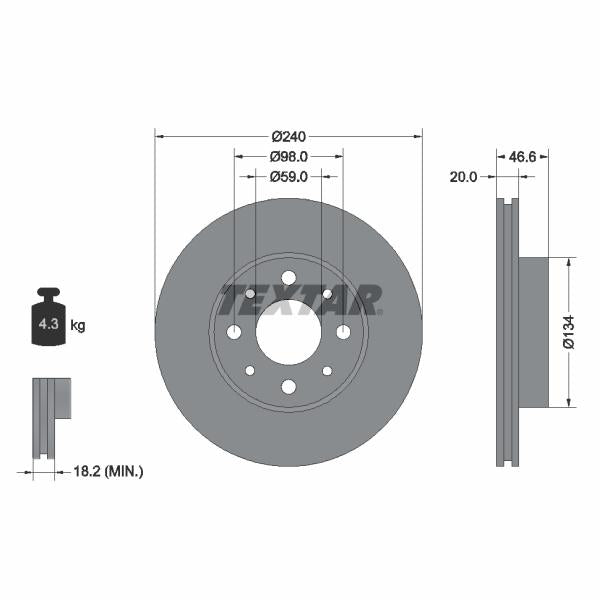 HERTH+BUSS JAKOPARTS J3271002 Brake Caliper Guide Sleeve Kit
