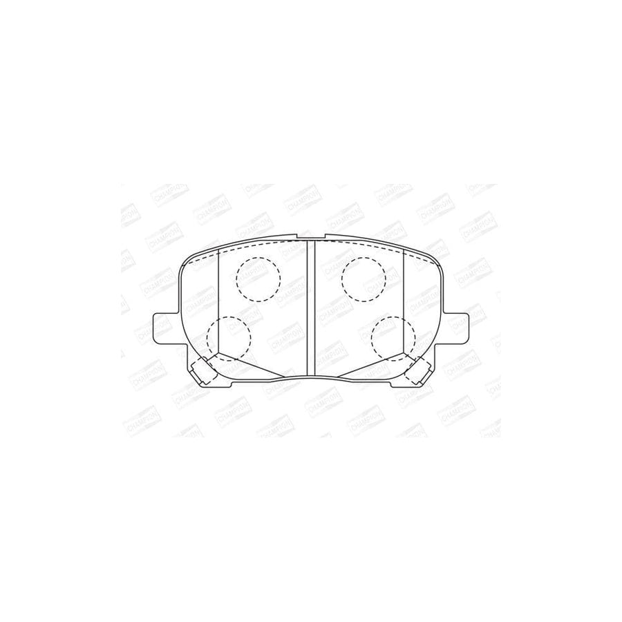Champion 572546Ch Brake Pad Set