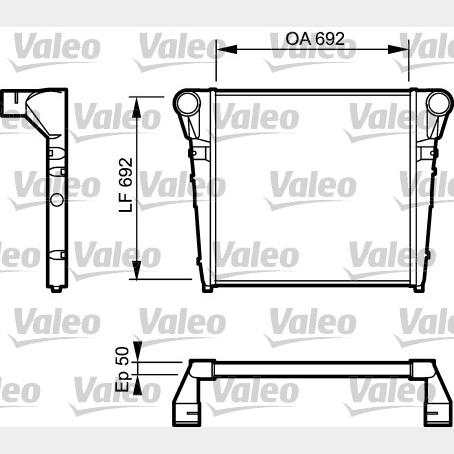 VALEO VAL817181 Charge Air Cooler