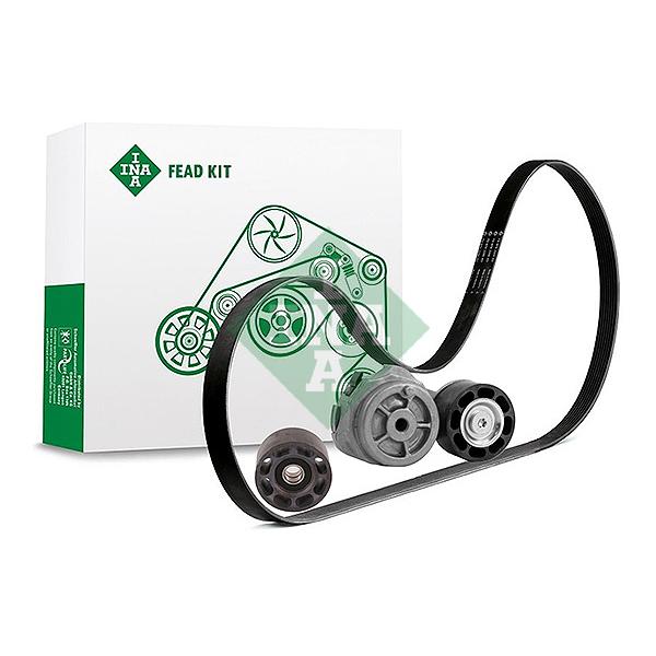 INA 529416510 V-Ribbed Belt Set