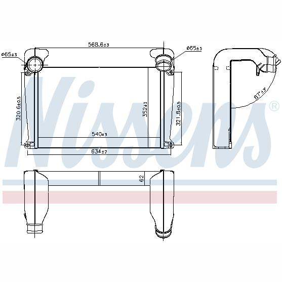NISSENS NIS96986 Charge Air Cooler
