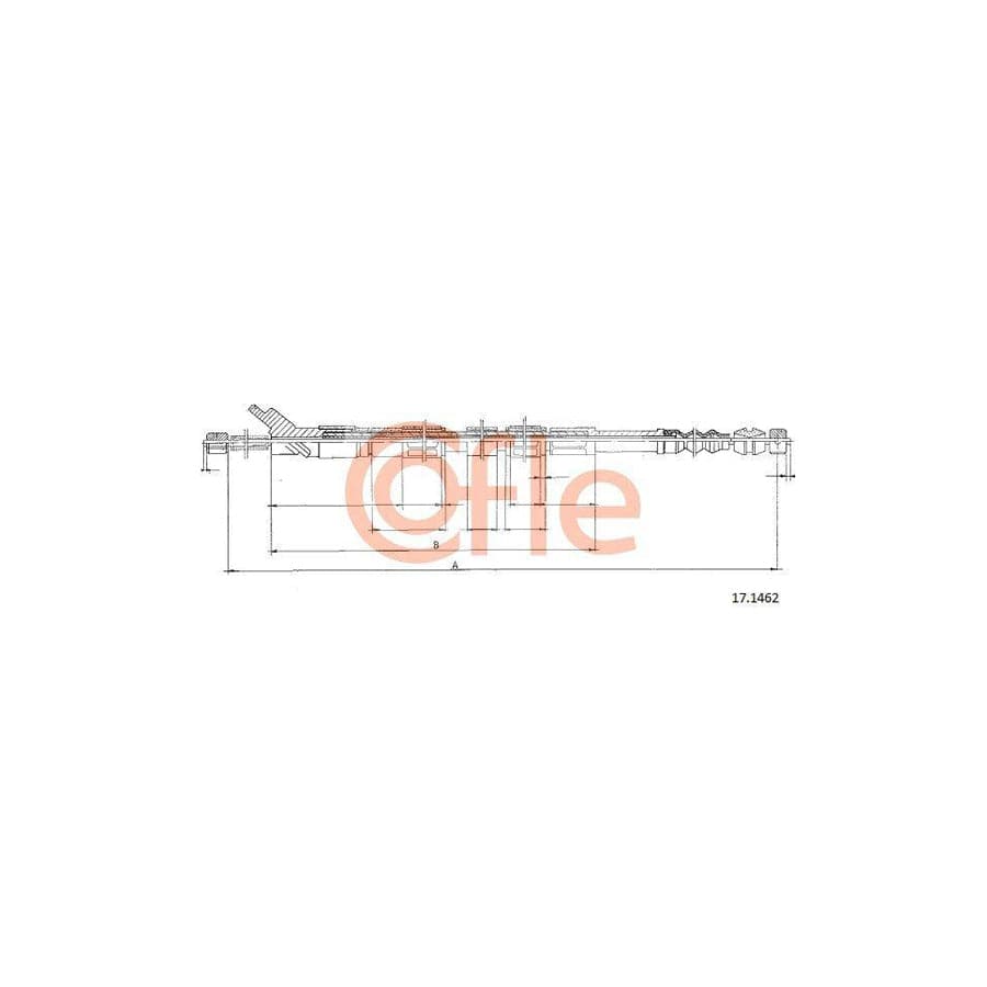 Cofle 17.1462 Hand Brake Cable