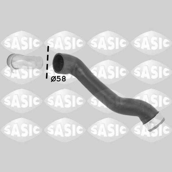 SASIC SAS3336052 Charge Air Hose