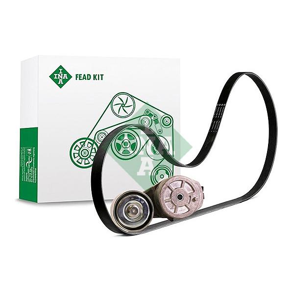 INA 529414610 V-Ribbed Belt Set