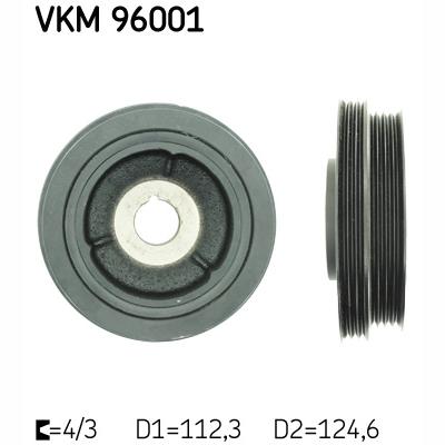 SKF VKM96001 Crankshaft Belt Pulley