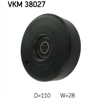 SKF VKM38027 V-Ribbed Belt Deflection/Guide Pulley