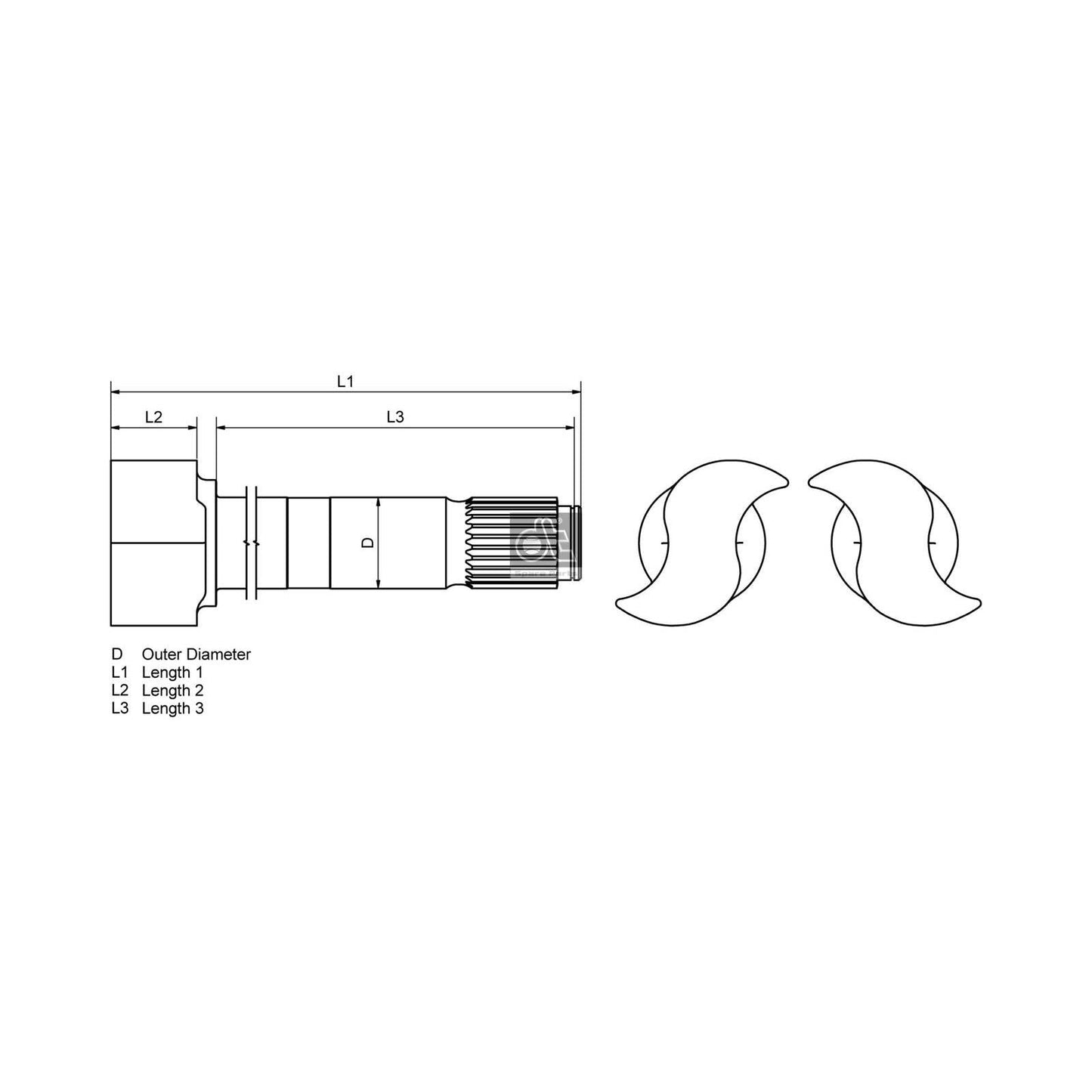 AUGER AUG53854 Brake Shoe Sleeve Repair Kit