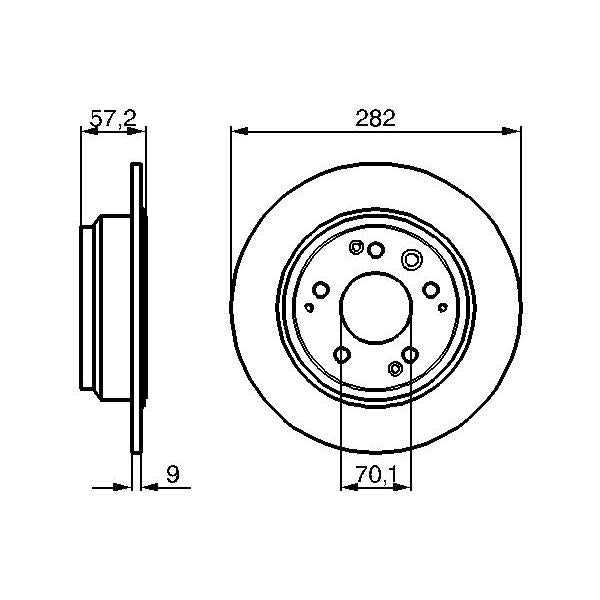 WABCO 9617230340 Parking Brake Valve