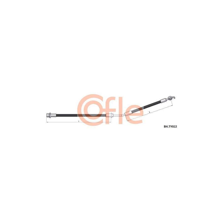 Cofle 17.1456 Hand Brake Cable for Toyota Camry