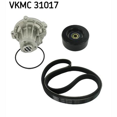 SKF VKMC31017 Water Pump + V-Ribbed Belt Kit