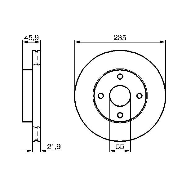 HALDEX 352019051 Parking Brake Valve
