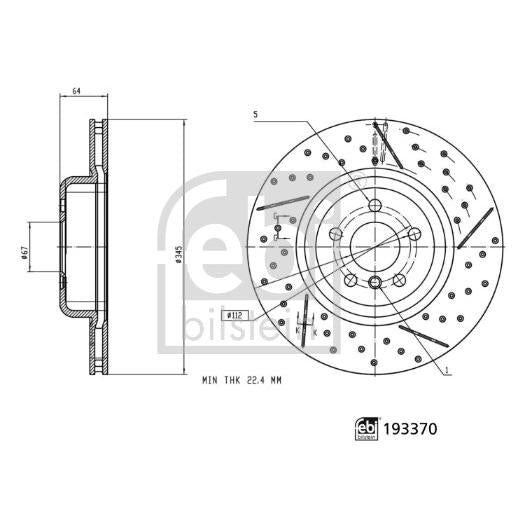 WABCO 12999073VT Parking Brake Brake Valve Repair Kit