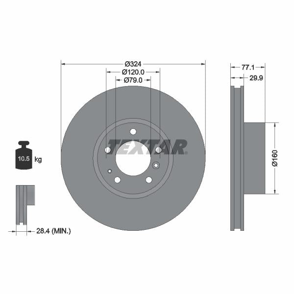 HANS PRIES HP118946 Brake Disc Splash Guard
