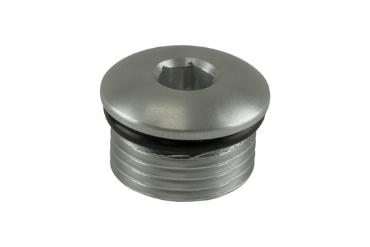 Fitting -10 AN ORB Blank - Silver | ML Performance Car Parts