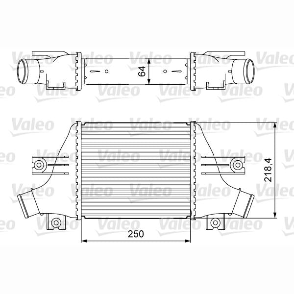 VALEO VAL818638 Charge Air Cooler