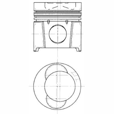 KOLBENSCHMIDT 94419600 Piston