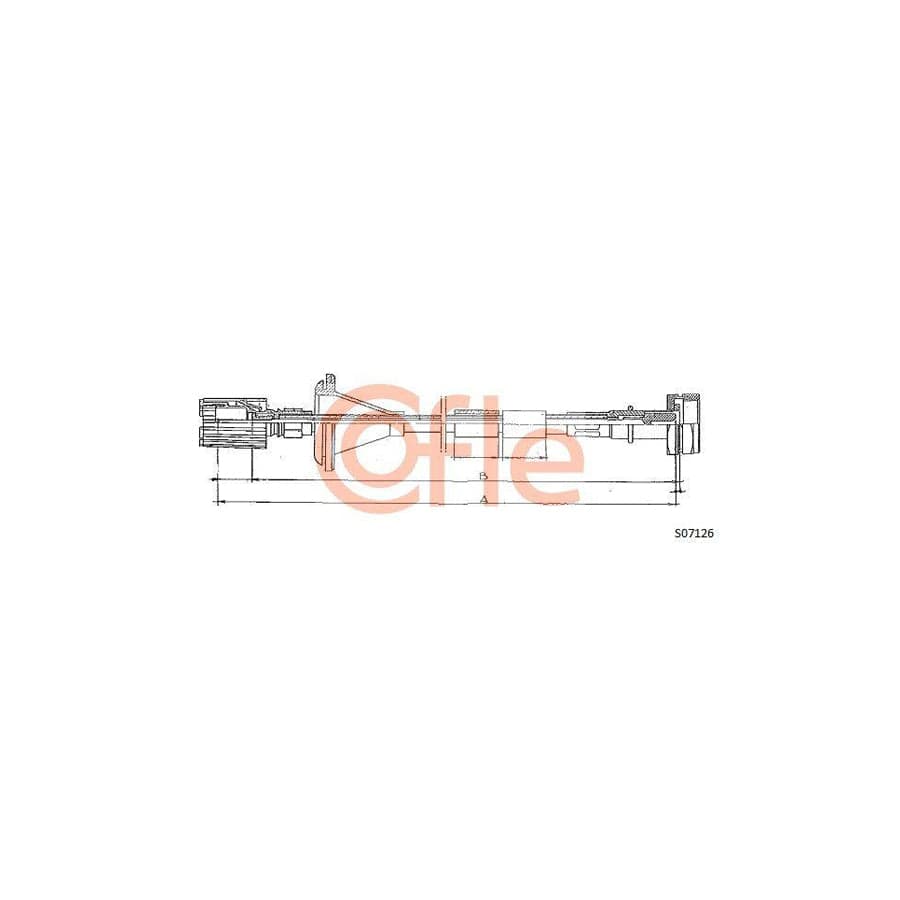 Cofle S07126 Speedometer Cable