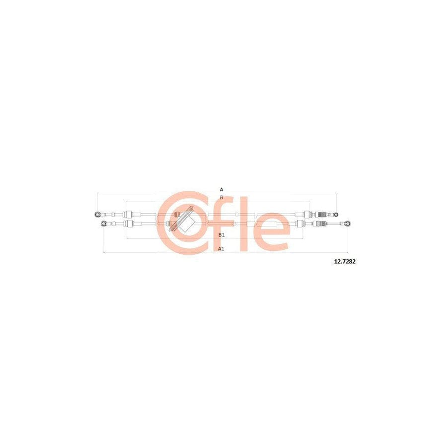 Cofle 12.7282 Cable, Manual Transmission for Fiat Doblo