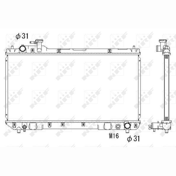 NRF NRF53275 Engine Radiator