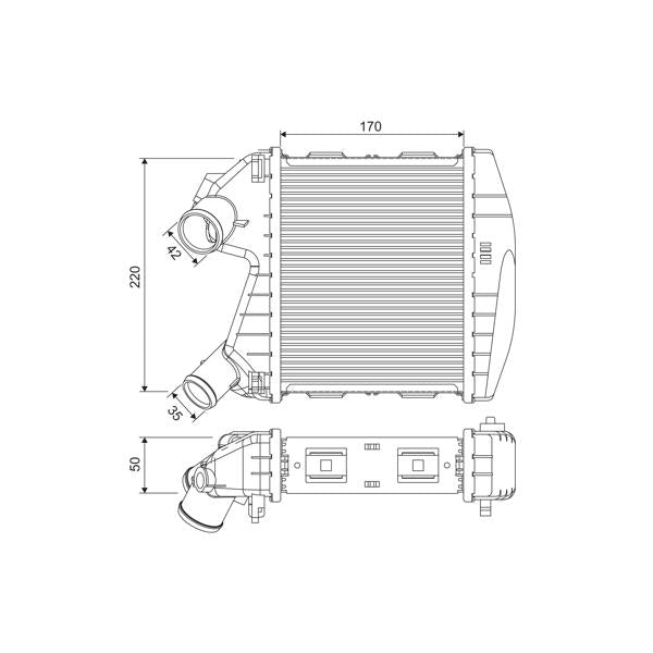 VALEO VAL818730 Charge Air Cooler