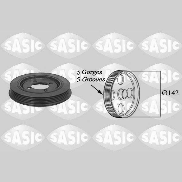 SASIC SAS5150L60 Crankshaft Belt Pulley