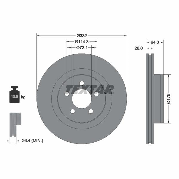 OE MAZDA GS1D-26-261A Brake Disc Splash Guard