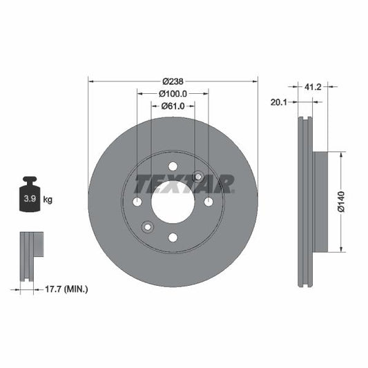 BOSCH 1987470605 Brake Caliper Guide Sleeve Kit