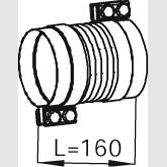 DINEX DIN68516 Exhaust System Vibration Damper