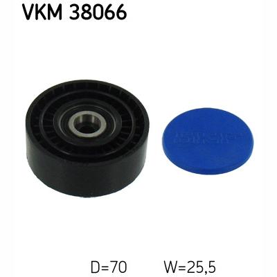 SKF VKM38066 V-Ribbed Belt Deflection/Guide Pulley