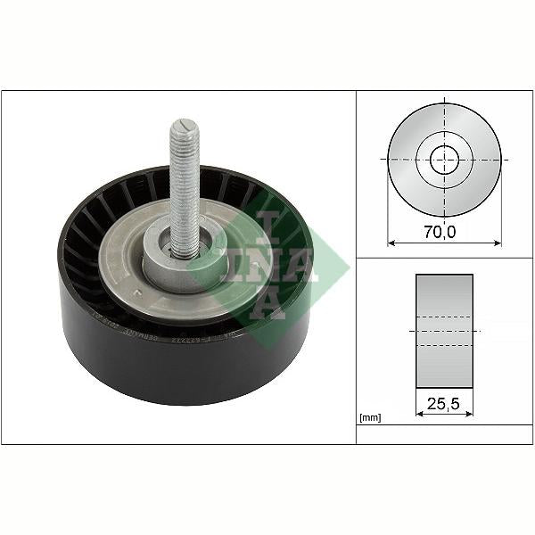 INA 532065210 V-Ribbed Belt Deflection/Guide Pulley
