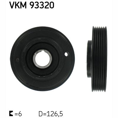SKF VKM93320 Crankshaft Belt Pulley