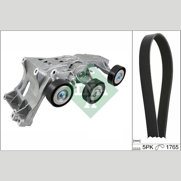 INA 529051710 V-Ribbed Belt Set