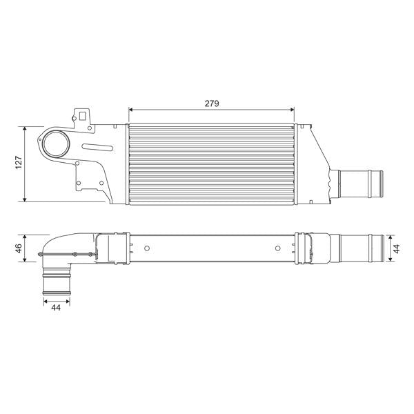VALEO VAL818728 Charge Air Cooler