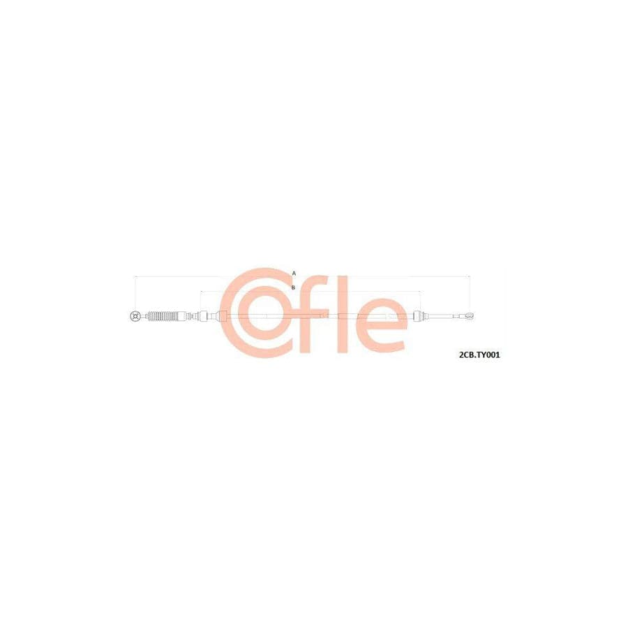 Cofle 92.2Cb.Ty001 Cable, Manual Transmission for Toyota Corolla