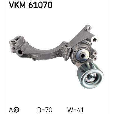 SKF VKM61070 V-Ribbed Belt Tensioner Pulley
