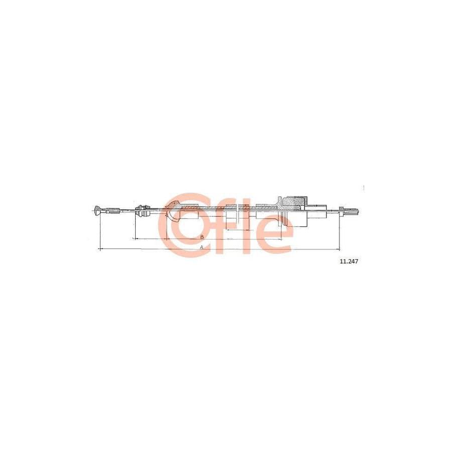Cofle 92.11.247 Clutch Cable