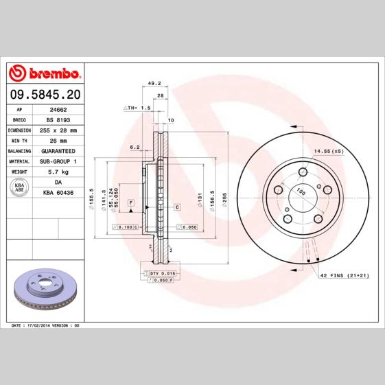 TRW MOTO BDA687 Brake Caliper Bracket