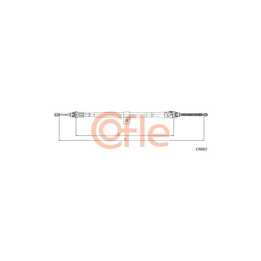 Cofle 15.239 Clutch Cable for Ford Transit
