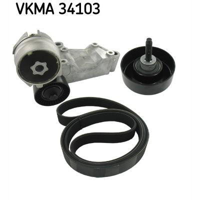 SKF VKMA34103 V-Ribbed Belt Set