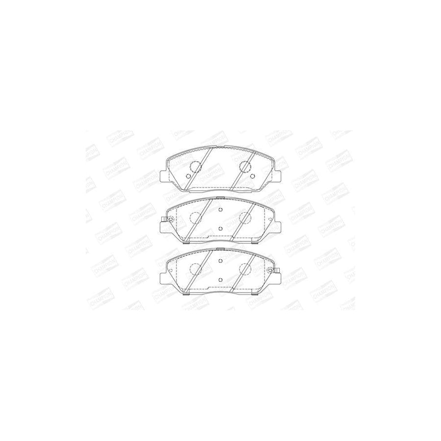 Champion 572607Ch Brake Pad Set