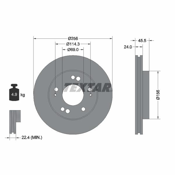 WABCO 8977528914 Brake Caliper Guide Bellow