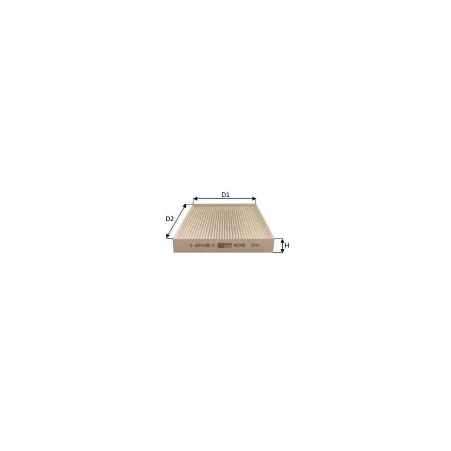 Clean Filter Nc2428 Pollen Filter for KIA Picanto III (Ja)