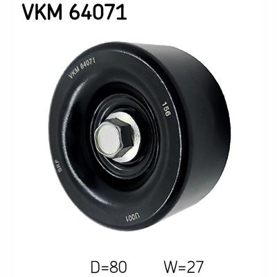 SKF VKM64071 V-Ribbed Belt Deflection/Guide Pulley